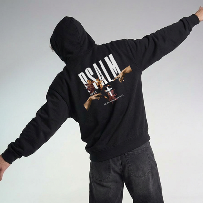 PSALM 23:1 "RESTORATION" HOODIE — Christ United faith-forward streetwear, UK