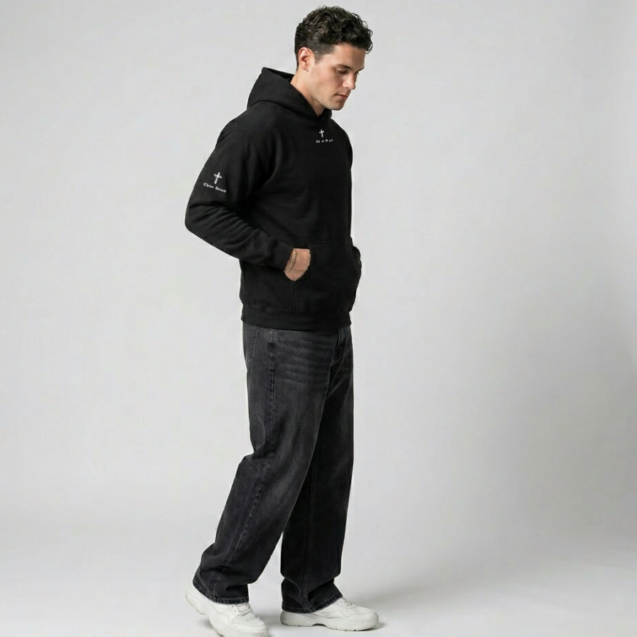 PSALM 23:1 "RESTORATION" HOODIE — Christ United faith-forward streetwear, UK