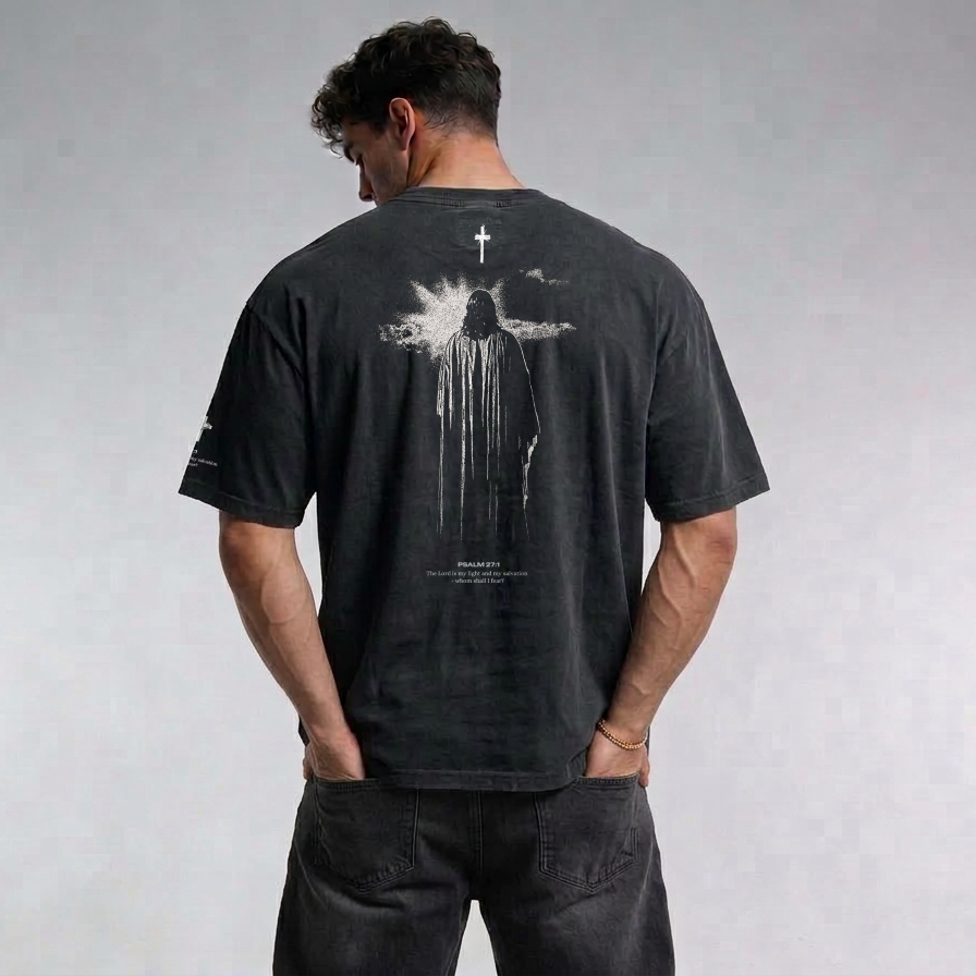 PSALM 27:1 'NO FEAR' PUMP COVER — Christ United faith-forward streetwear, UK