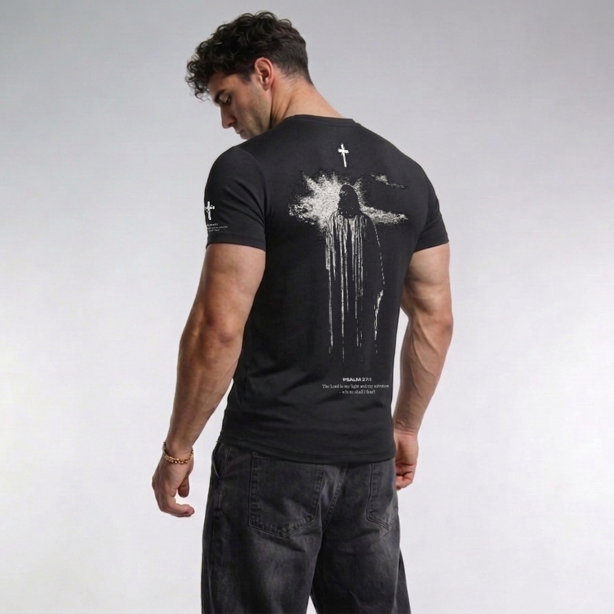 PSALM 27:1 'NO FEAR' PERFORMANCE TOP