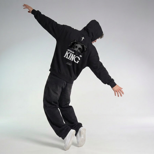 ISAIAH 33:22 "JESUS IS KING" HOODIE