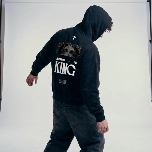 ISAIAH 33:22 "JESUS IS KING" HOODIE